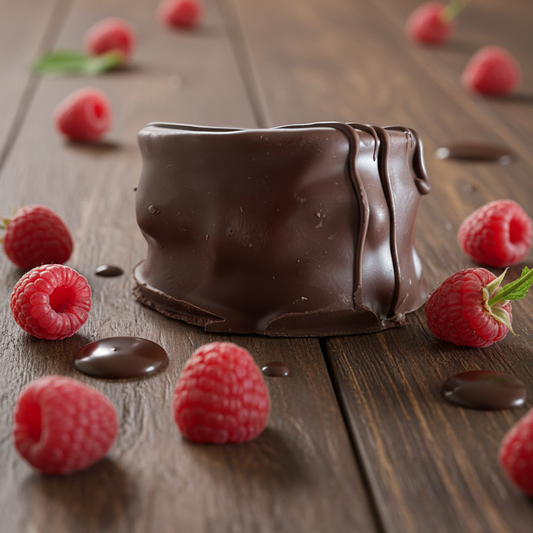 ALFAJOR DARK CHOCOLATE AND BERRIES