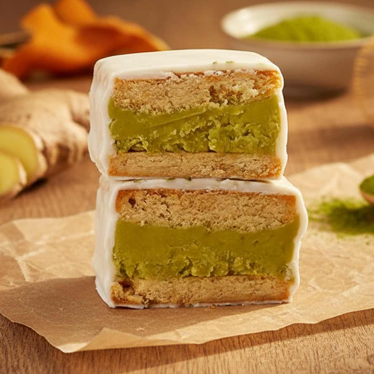 ALFAJOR MATCHA & GINGER